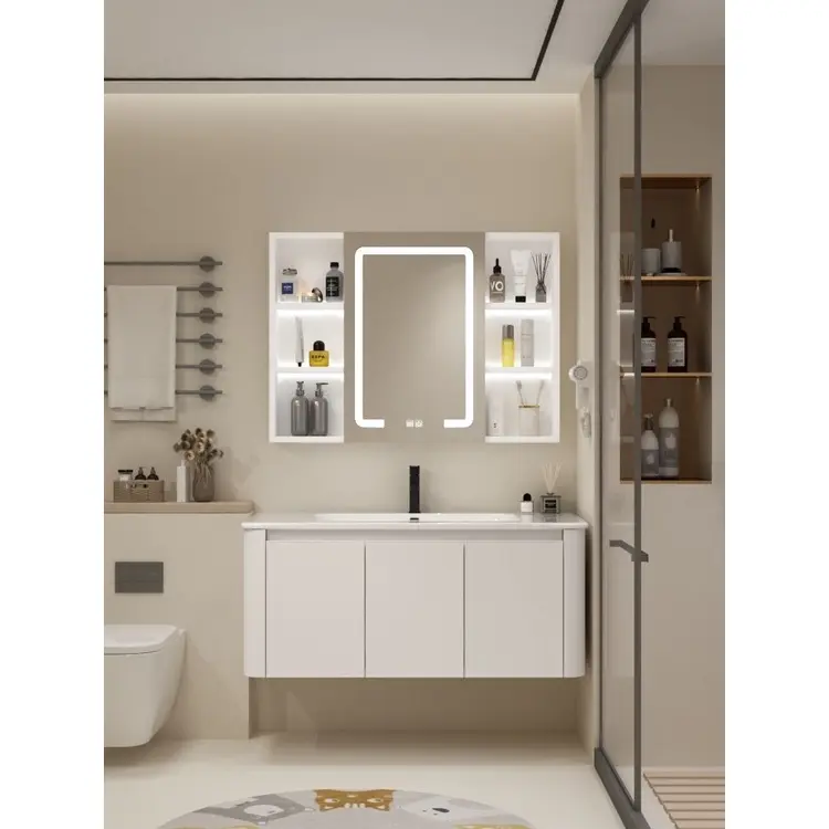 Whole Washbin Ceramic Bathroom Cabinet Alumimum Bathroom Wash Wash Basin Cabinet Combination Washstand