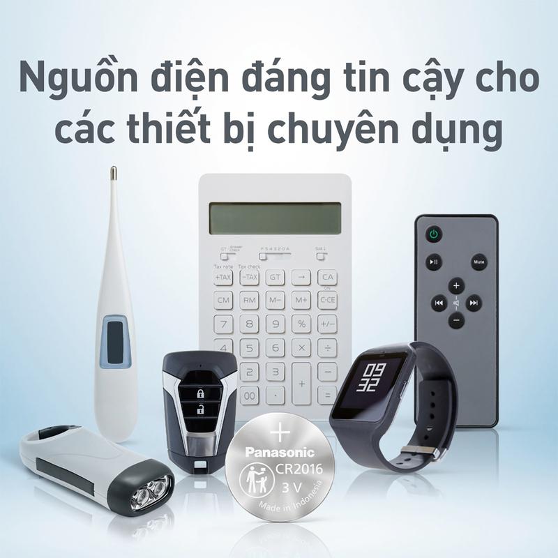 Product Introduction of Vỉ Pin nút Panasonic 3V CR-2016/5BN (1 viên/5 viên) - Hàng chính hãng 9