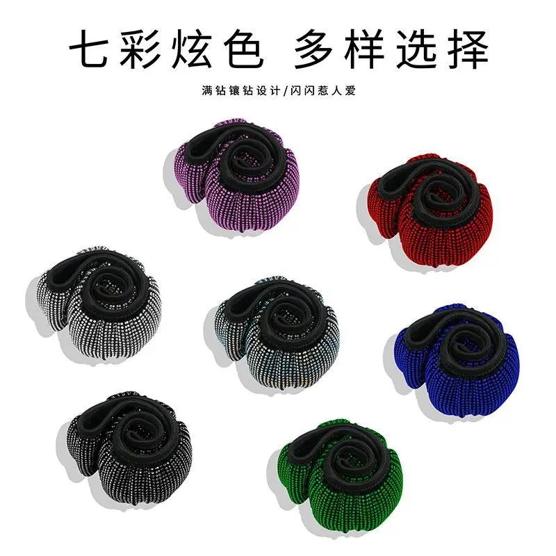 Bọc Vô Lăng Ô Tô, Đính Kim Cương, Thiết Kế Dễ Thương, Phù Hợp Mọi Mùa, Đàn Hồi, Không Có Gioăng Cao Su, Kim Cương Làm Đẹp, Khoan Nóng, Đồ Trang Trí Nội Thất Ô Tô, Bán Chạy, Bọc Tay Cầm, Dành Cho Nữ, 2024 4