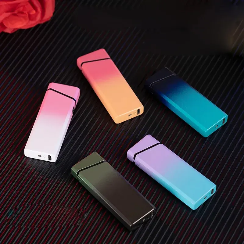 ( tặng dây sạc và hộp đựng) phụ kiện Lighter sạc điên tiện lợi chống gió nhiều màu sắc cực chất. 4