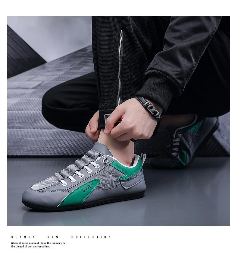 Product Introduction of Live Streaming Hot Sale Summer New Korean Style Trendy Umbrella Cloth Breathable Loafers Ultra-light Casual Men's Shoes Parent 28