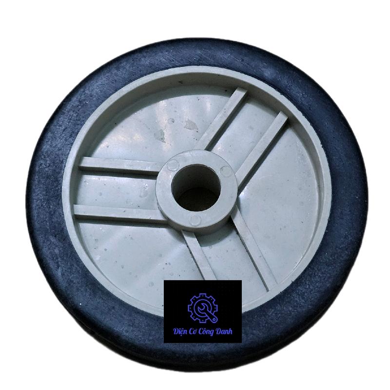Bánh xe 16x120 (lỗ 16mm, đường kính 120mm) lắp máy bơm hơi/ máy nén khí 1