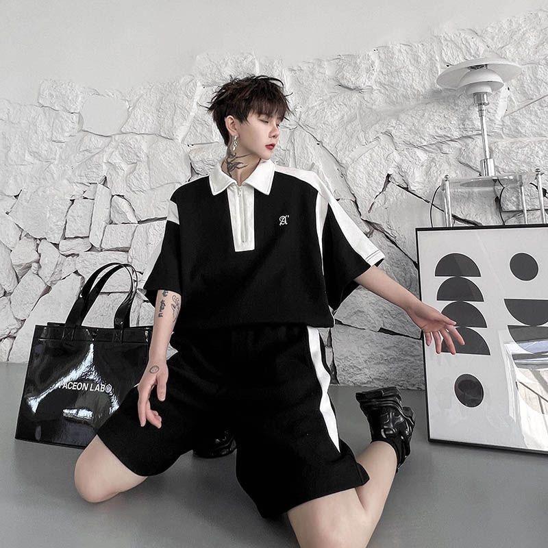 Bộ RI Quần Áo 3 Tay Ngắn Thời Trang Menswear Polo Có Cổ Ngắn Tay - Bộ Thể Thao Coolmax Siêu Mát Dáng Thể Thao Trẻ Trung Năng Động set nam Cổ Tròn Shirt
