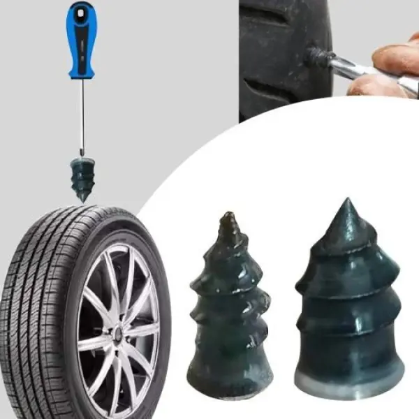 Hộp 10 vít vá lốp xe không săm cho ô tô xe máy xe tải không cần tháo lốpPhụ tùng xe máy và nguồn cung cấp ô tô vdfv12x1v