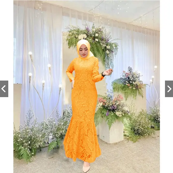 Share: ANGEL BRUKAT MAXI DRESS DUYUNG rD / BUSANA KONDANGAN FASHION ANGEL BRUKAT DUYUNG 2