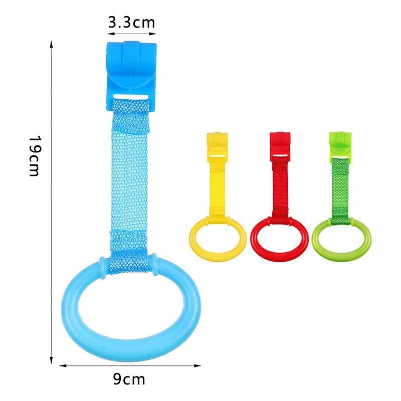 Pull Ring For Playpen Baby Crib Hooks General Use Hooks Baby Toys Pendants Bed Rings Hooks Hanging Ring Help Baby Stand 4