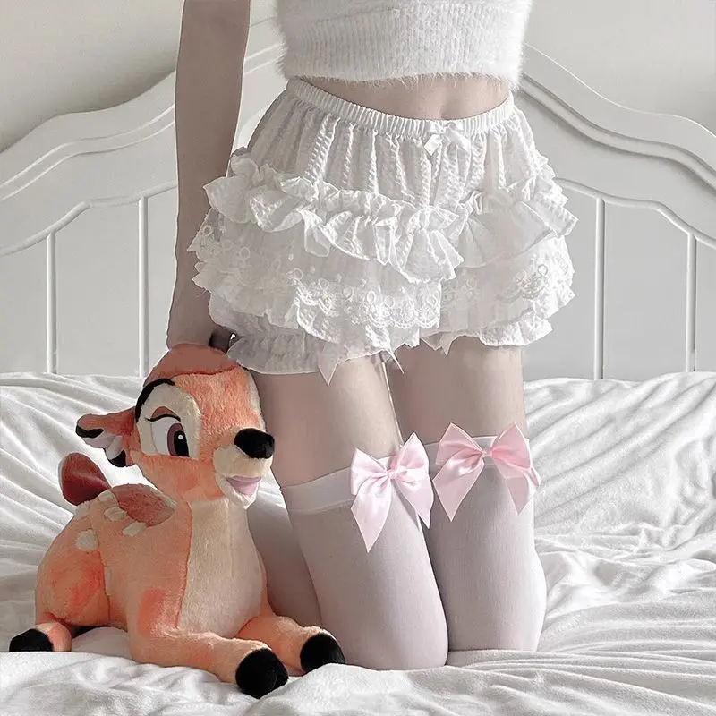 2025 Southeast Asia Hot Selling Pure Desire Student Youth Long Tube Non-Slip Bowknot Straight Long Tube Socks