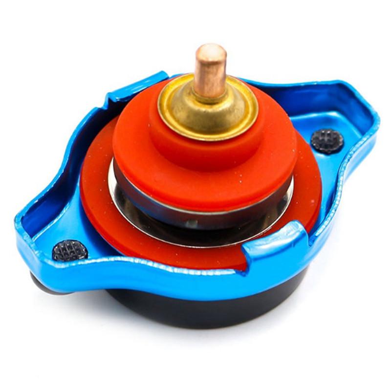 Universal Car Thermost Radiator Cap Cover & Water Temp Gauge Meter 1.1Bar 1