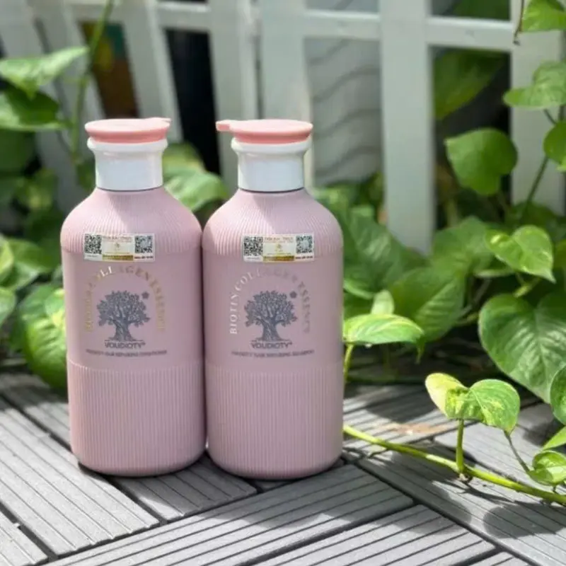 (COMBO 2 CHAI )Dầu Gội + Dầu Xả Hương Nước Hoa BIOTIN Hỗ Trợ Làm Mượt Tóc 1000ML-KIWI WIN Nữ Women 0