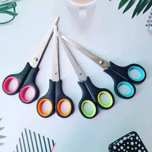 isi 12 Gunting Hitam Warna/Alat Potong/Gunting Renteng isi 12/SCISSORS Alat