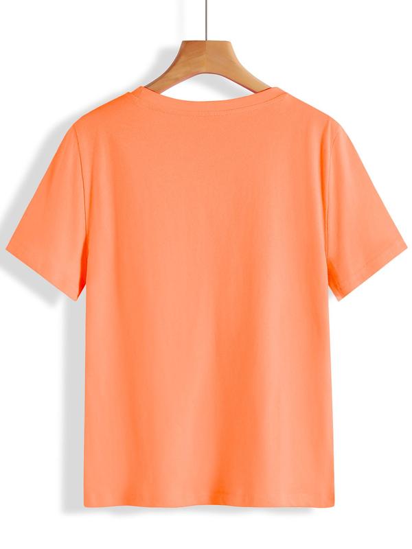 Plus Size Butterfly & Sunflower Print Round Neck Graphic Tee, Trendy Casual Short Sleeve T-shirt for Daily Wear, Ladies Summer Outfit 1