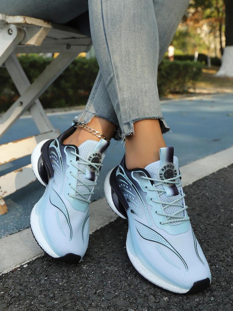 Product Introduction of Unisex's Sporty Lace Up Running Shoes, Breathable Comfortable Sneakers, Non-slip Sneakers for Gym Workout Running, Sports Shoes for Men & Women 5