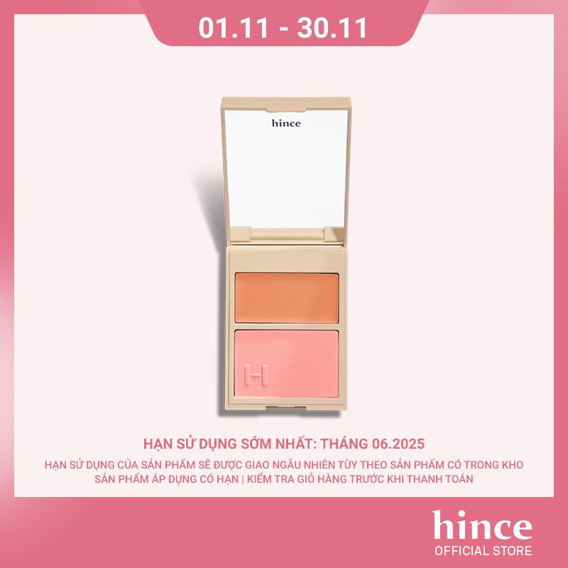 [HSD: 5.2025] Má Hồng Dạng Phấn Và Kem 2 Ô hince True Dimension Layering Cheek 9.3G