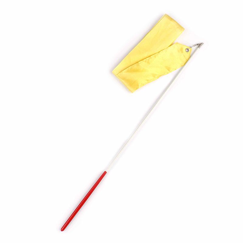 Product Introduction of 6M Dance Ribbon Gym Rhythmic Art Gymnastic Ballet Streamer Twirling Rod 5 Colors 17