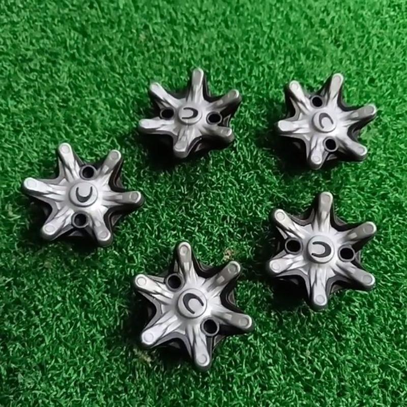 10Pcs Golf Shoes Spikes Universal Fast Studs TPR Soft Golf Shoes Pins Replacement Training Aids for Golf Training 4