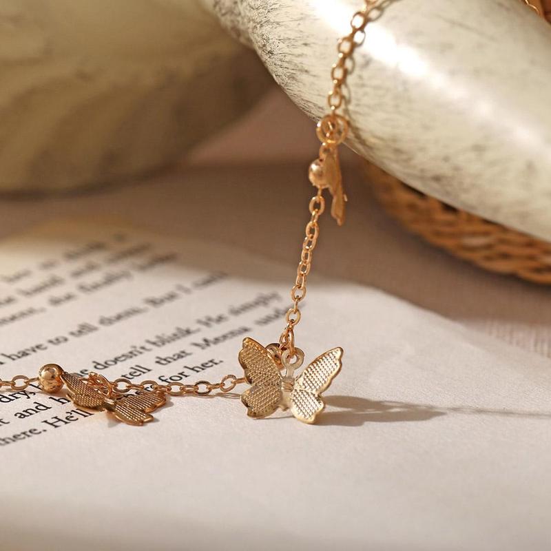 Product Introduction of Lắc Chân Kéo Loại, Phong Cách Hàn Quốc, Thép Không Phai Màu, Thời Trang, Cá Tính, Đơn Giản, Mới 2024, Quà Tặng, D6D6 28