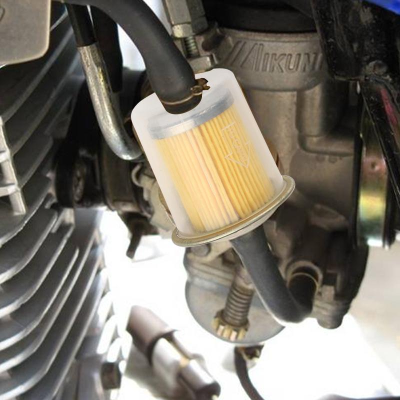Product Introduction of 2pcs/5pcs 5/16" Universal Fuel Filters, Metal Outer Layer, for Industrial Tractors, Cars, Trucks, Motorcycles, Gas Powered Engine Inline Gas Fuel Line Replacement 4