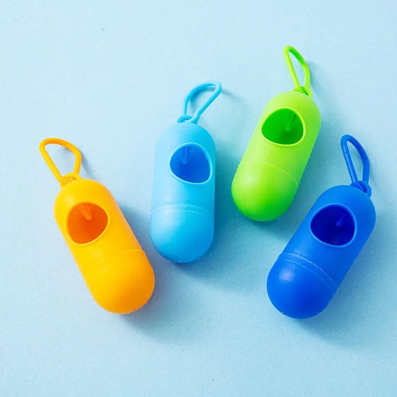 ( HOOKABLE ) Portable Pet Waste Baby Diaper Bag Disposal Dispenser Disposable Garbage Rubbish Bags Capsule Case 7