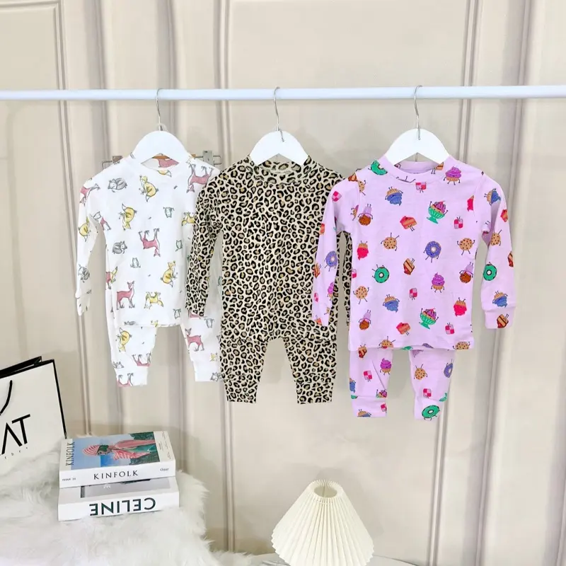 Set 3 bộ dài tay bé gái - bé trai chất cotton rất thoải mái