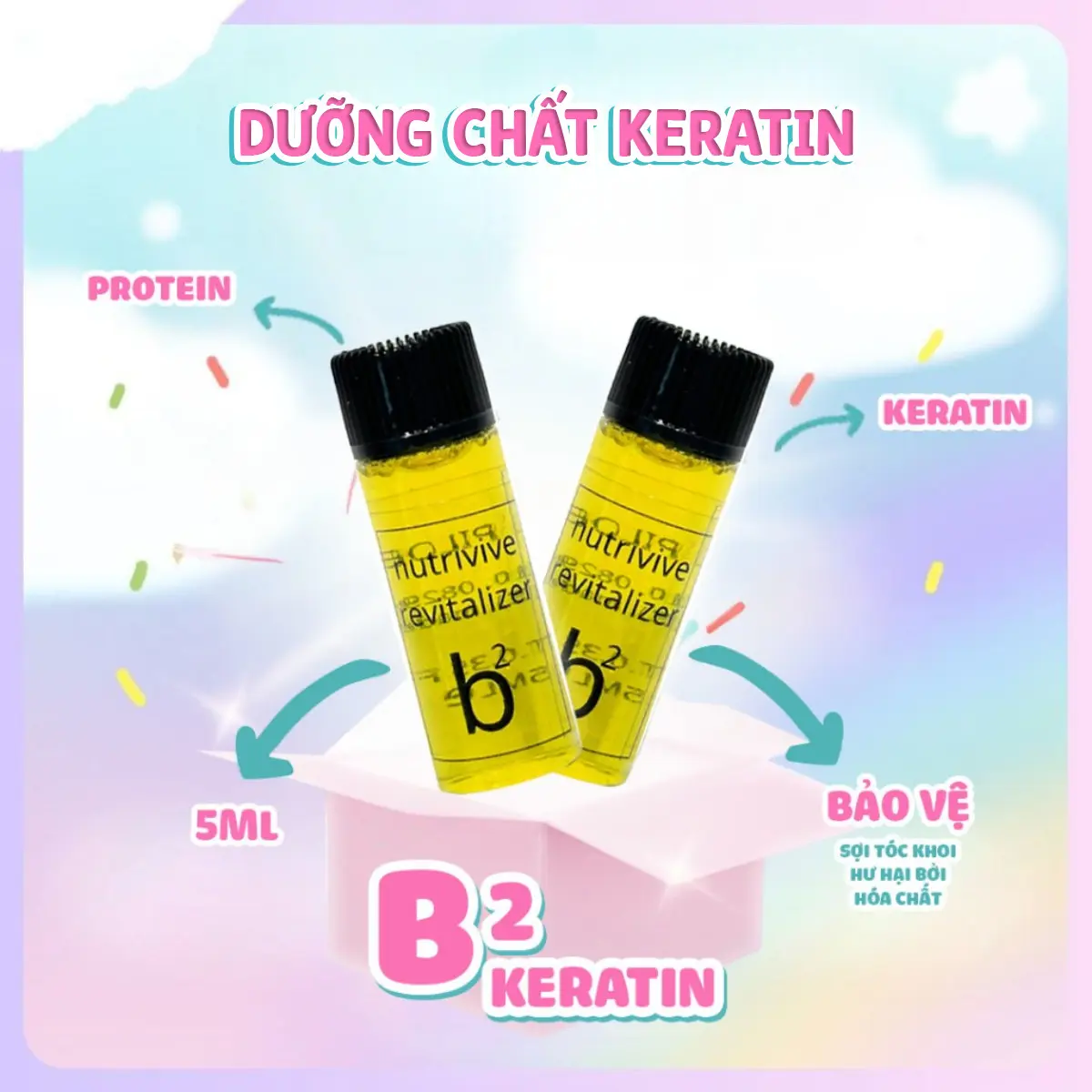 Sêu dưỡng chất Keratin, giúp cải thiện tóc khi nhuộm, Chăm Sóc Tóc, Không chứa silicon Dưỡng Tóc Serum Nữ Women