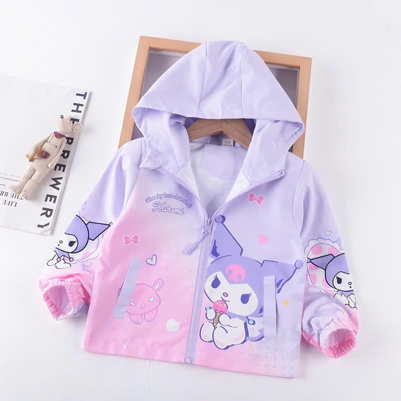 BST áo khoác gió 2 lớp Kuromi đáng yêu cho bé từ 2-7 tuổi Cotton - Malwee Chính Hãng 3