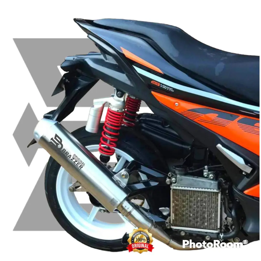 knalpot standar racing all matic nmax new nmax old aerox new aerox old pcx155 pcx 150 adv150 adv 160 xmax250 vario 110/125/150 vario160 beat scoopy fazzio Lexi xeon X-RIDE mio soul gt mio sporty mio m3 j knalpot original brazzer exhaust