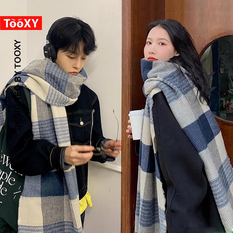  Khăn Choàng Cổ - Khăn Dạ Quàng Cổ Mùa Đông Siêu Ấm Phong Cách Hàn Quốc 