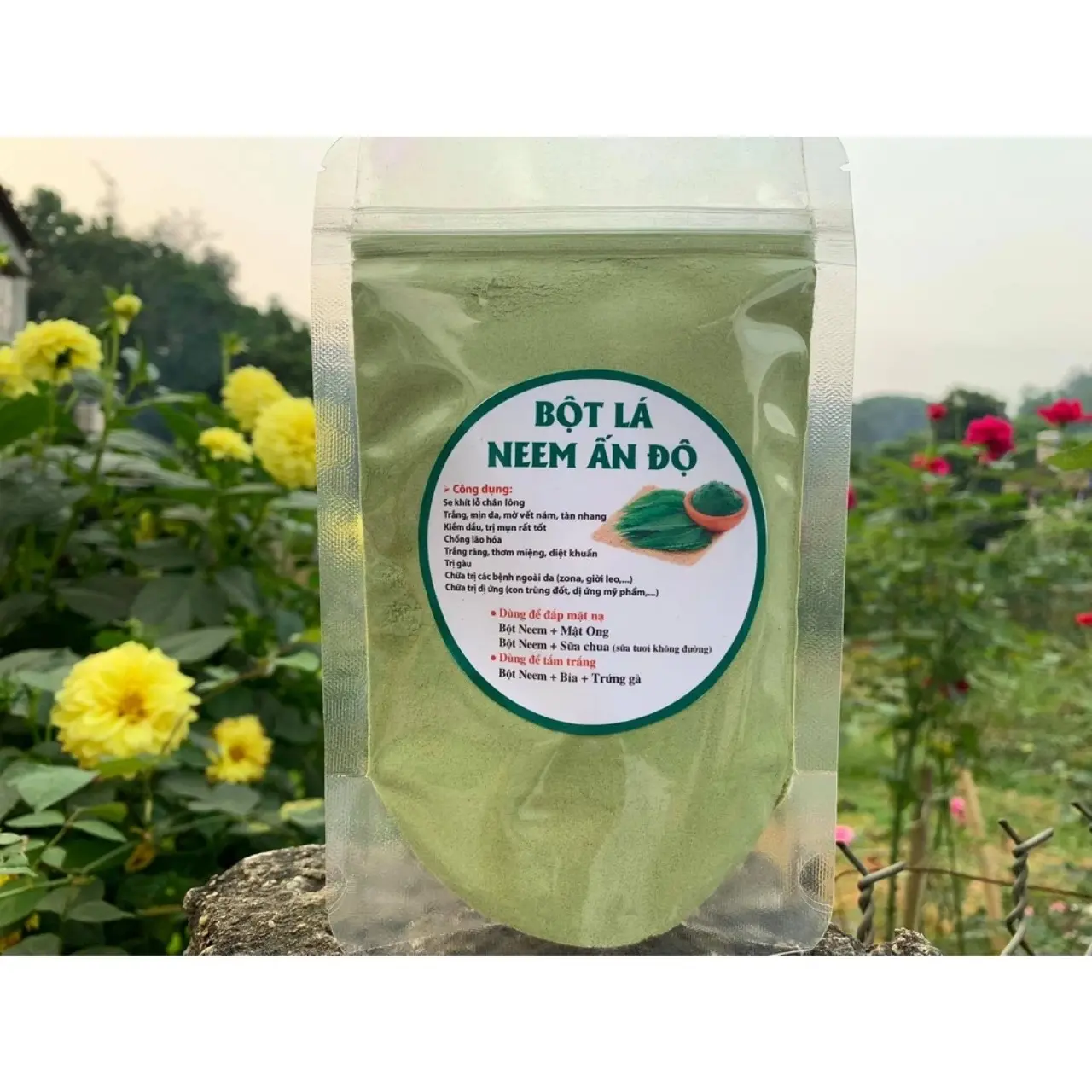 100 gam bột lá neem nguyên chất Shop Dung mặt nạ.