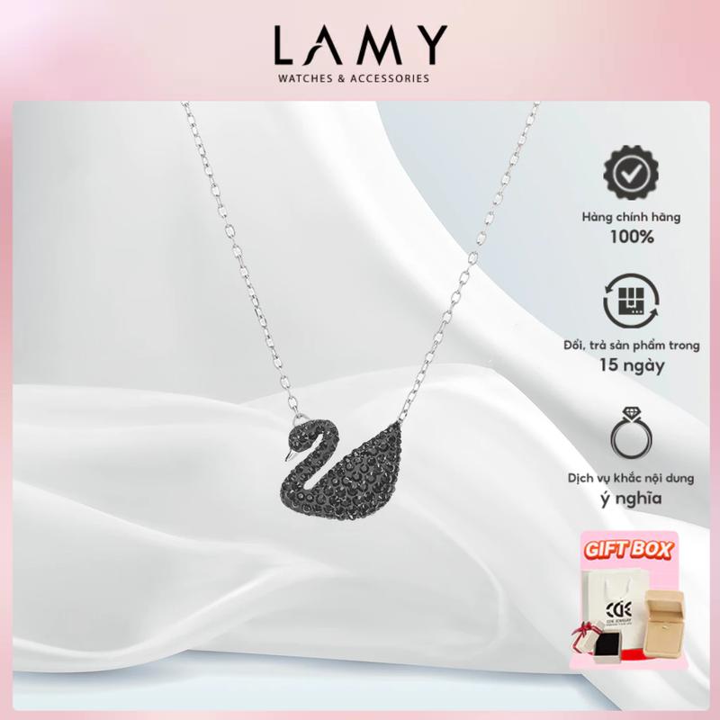 Dây chuyền thiên nga LAMY Swan Pendant Black Necklace 6041 - Trang sức LAMY