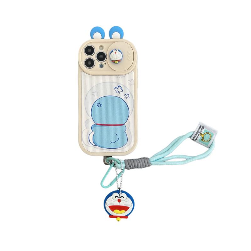 3D Cute Cartoon Doraemon for Iphone16promax Apple 14 Phone Case 13 Silicone 12 All-Inclusive 11 Soft 15 4