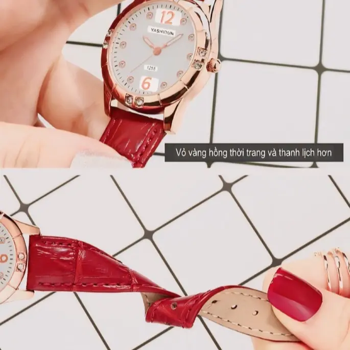 WH2 Đồng hồ  sang chảnh, quyến rũ, phong cách. Tạo sự thu hút, ấn tượng, nổi bật cho người đeo.31mm, k.háng nước 3ATM Women watch Đeo Tay just cavalli  đồng hồ Voi 4