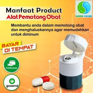 Alat Pemotong Penumbuk Penghancur Obat 4in1