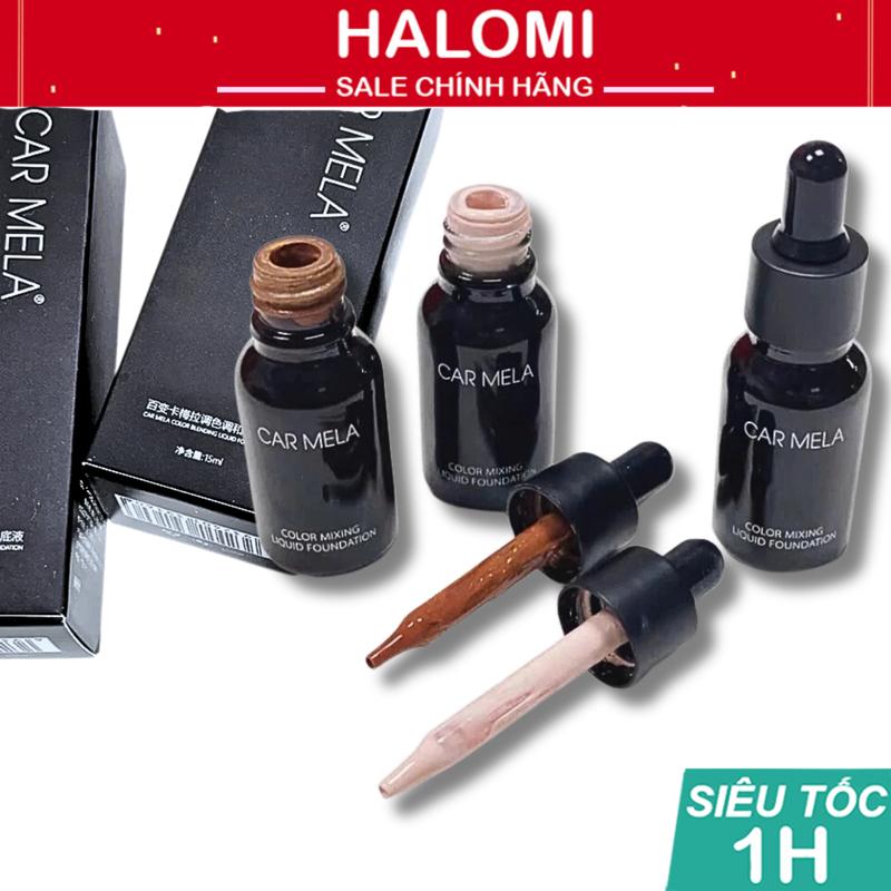 Kem pha nền Carmela dạng lỏng 15ml giúp hiệu chỉnh màu kem nền sáng tối tuỳ ý…