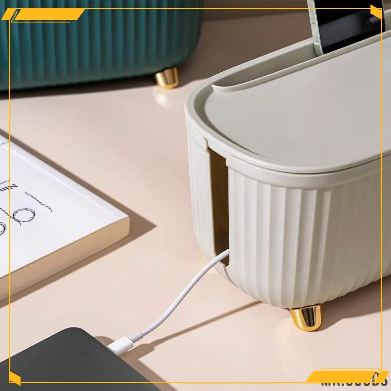 Stripe Wire Cable Storage Case Organizer Box Socket Plug Storage Box Router Board Bracket for Household Bedroom Organizer