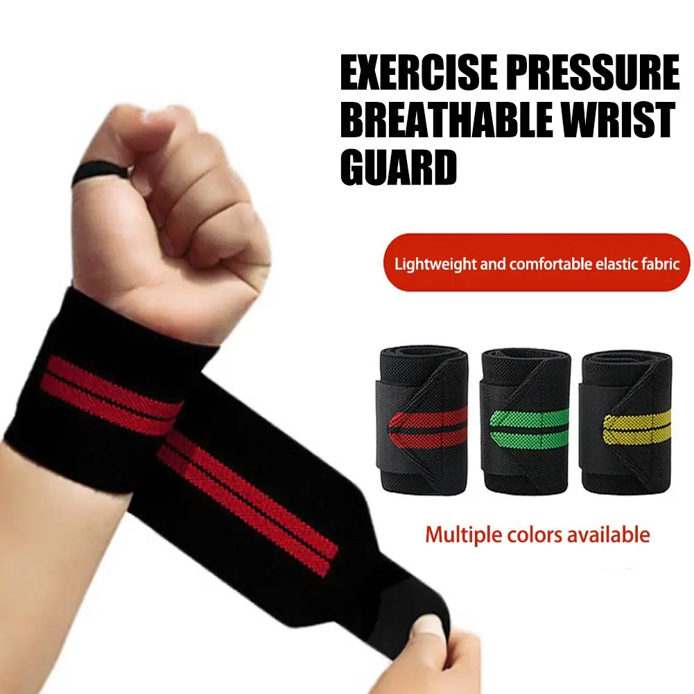 1 Pc Wrist Support Gym High Quality Elastic  Wrist Straps Wrist Wrap Gym Wristband Strap