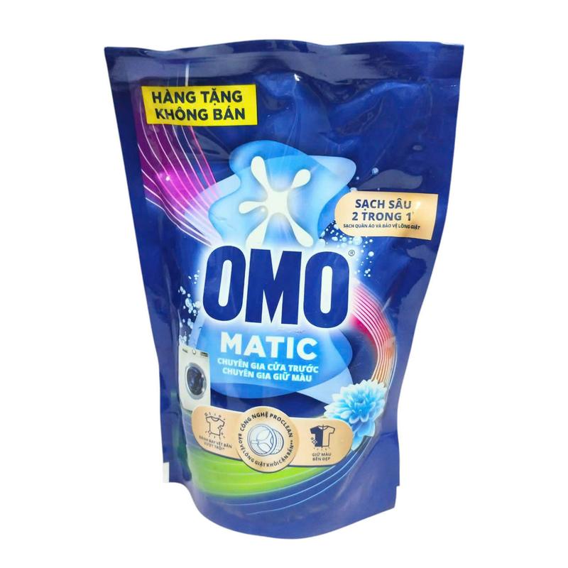 350g- Nước giặt OMO Matic Comfort hương Tinh dầu thơm, xoáy bay vết bẩn, hương thơm bền lâu 350g (Hàng khuyến mãi)