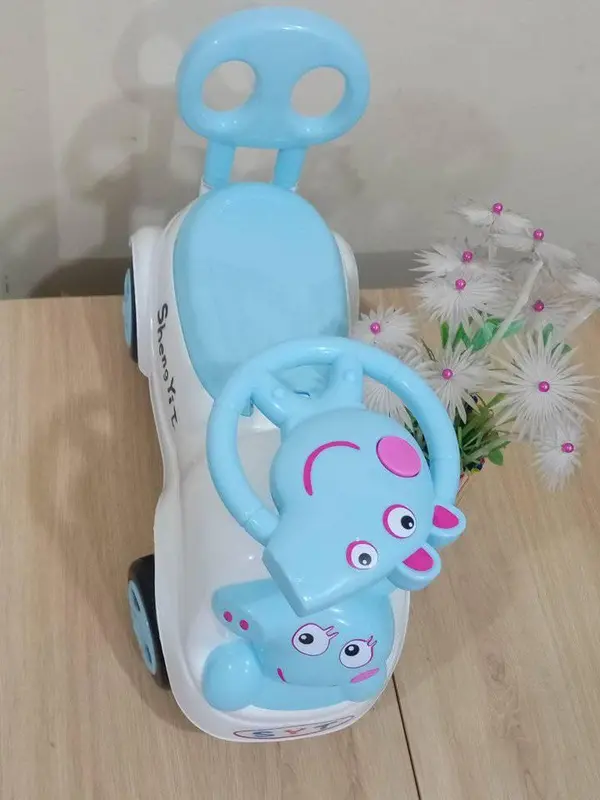 XE CHÒI 4 BÁNH HEO [THỎ] PEPA  CỰC  HÓT Bộ quà tặng Nhiều màu Đồ Chơi Pin 3