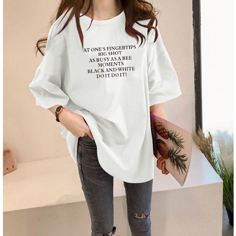Product Introduction of 2025 Summer Trendy Cotton Print T-Shirt – Women's Loose Fit Short Sleeve Top 5