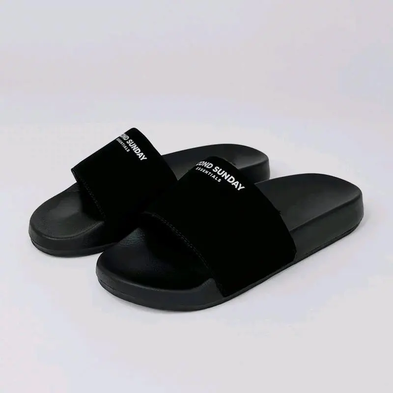 Dép Second Sunday Essentials Quai Ngang Nam Nữ Bản Cao Cấp kiểu dáng Hàn Quốc 'hot' Slipper DeP Đế Bằng DéP Dép Lê Leather 0