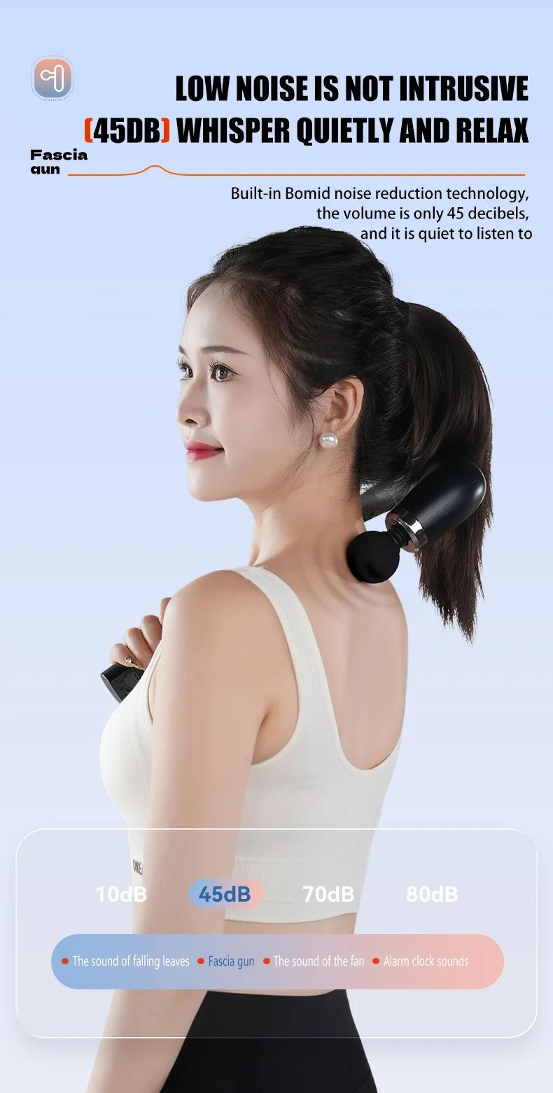 Product Introduction of Electric Fascia Massager Body Relaxation Trigger Point Massage Machine for Fitness Hammer Home Handheld Hammer 19