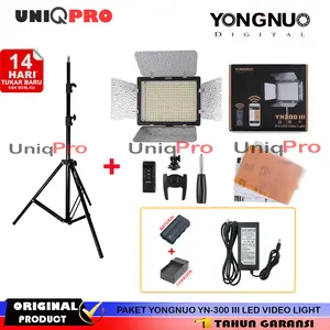 LAMPU RIAS MUA LIGHTING STUDIO YONGNUO YN-300 III LED VIDEO LIGHT - YN300 III YN 300III RINGLIGHT
