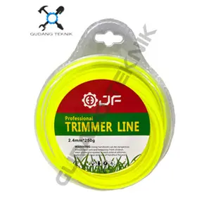 (JF 2.4mmx50M) Senar Mata Potong Rumput NYLON Square Round 2.4mm 50M JF MATRIX / Trimmer Head Nylon Mata Pisau Dudukan Senar Potong Rumput Gendong JF