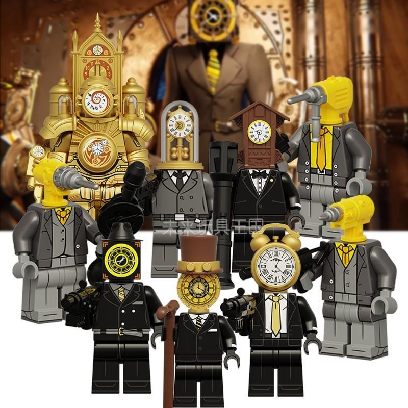 Minifigures Toliet Skibidi, TV Titan Monitor, Người Đàn Ông Loa, Khối Xây Dựng, Đồ Chơi Trẻ Em Bộ Lắp Ráp Xếp Hình Toy 8