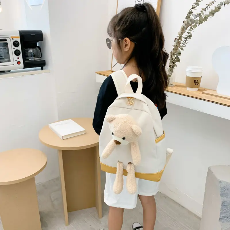 Ba lô mẫu giáo, dành cho bé trai và bé gái, trẻ em, độ tuổi: 3-6 tuổi, trọng lượng nhẹ, bảo vệ cột sống, giảm trọng lượng, siêu nhẹ, thích hợp cho giáo dục sớm cho Em Bé 5 bóp  baby three 3