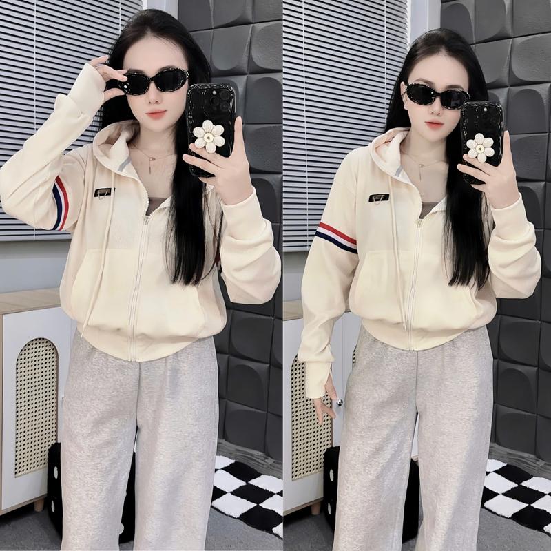 Áo khoác ngoài đi nắng tốt chất thun gân, Áo khoác thun gân soc tay 60kg nón to dáng chuẩn Jacket Menswear 1