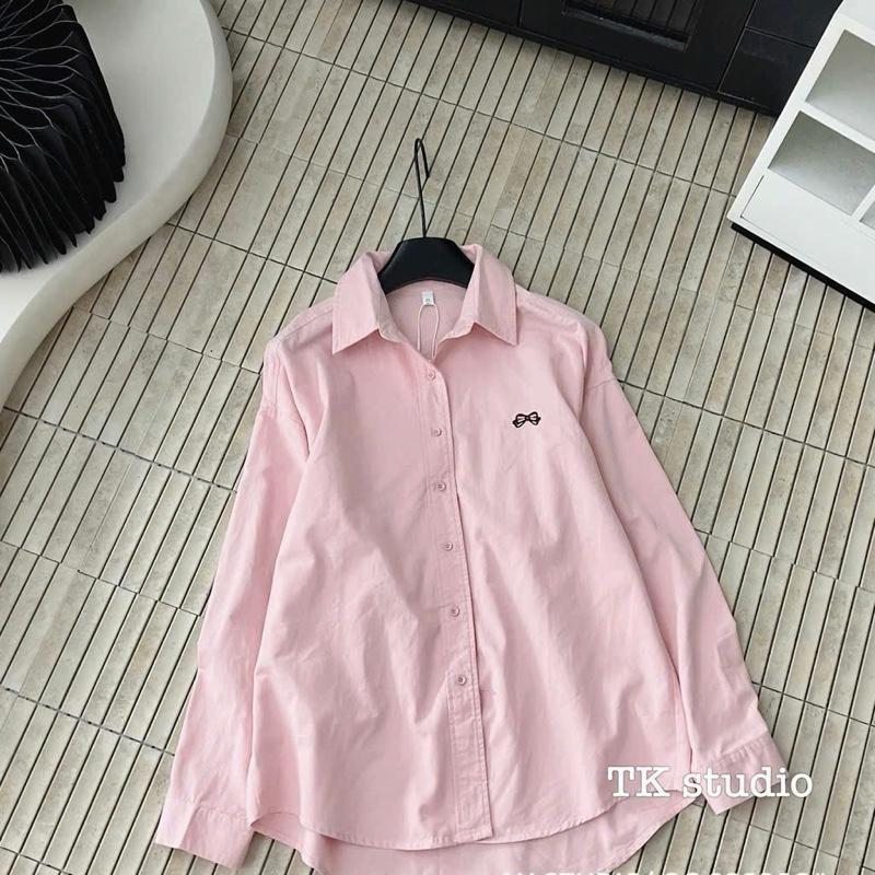Áo Sơ Mi Vải Thô Gân Mềm, Dày Dặn. Form Dáng Vừa 1