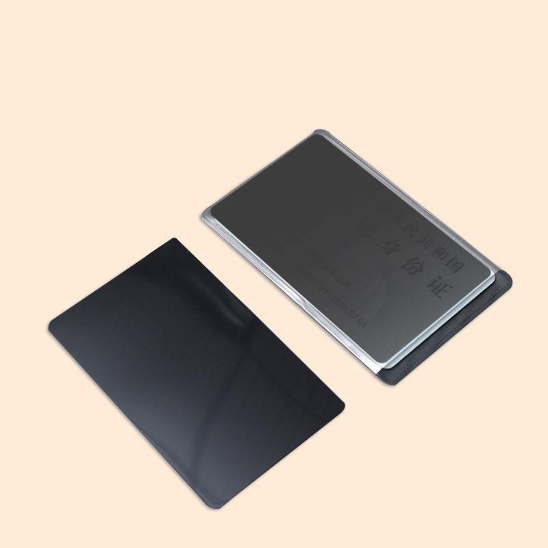 Product Introduction of Practical Personal Information Protectors Multipurpose Bank Card ID Card Privacy Protective Case Durable PVC Anti Peeping Card H 16