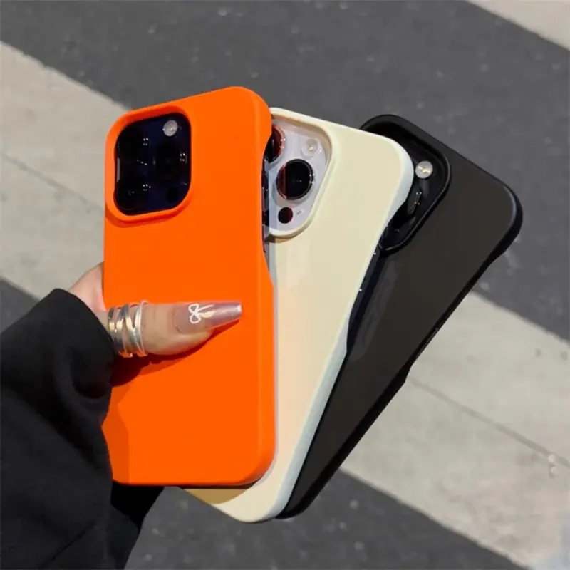New Half Pack Silicone Case Matte Simple Solid Color Casing for IPhone 16 15 14 13 12 11 Pro Max Fall Prevention Soft Back Cover Borderless Button Shell 5