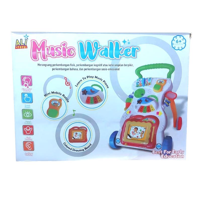 Mainan Baby Walker Music AU03 - Dorongan Bayi Musik - Dorongan Push walker 2