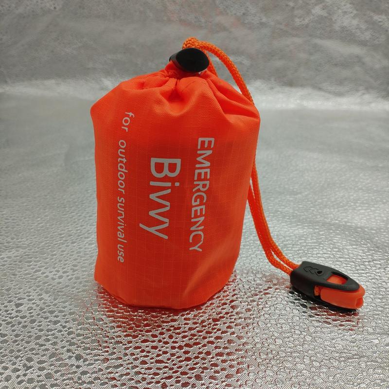 Outdoor Emergency Survival Sleeping Bag Thermal Blanket Mylar Waterproof Reusable Sack Portable Camping Hiking Emergency Gear 6